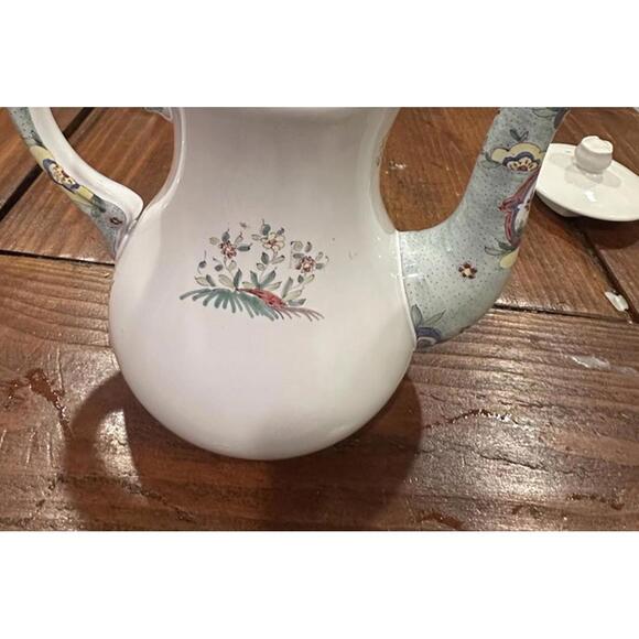 Atelier de Ségriès Moustiers France Hand Painted Faience Teapot Signed Large - Picture 13 of 13